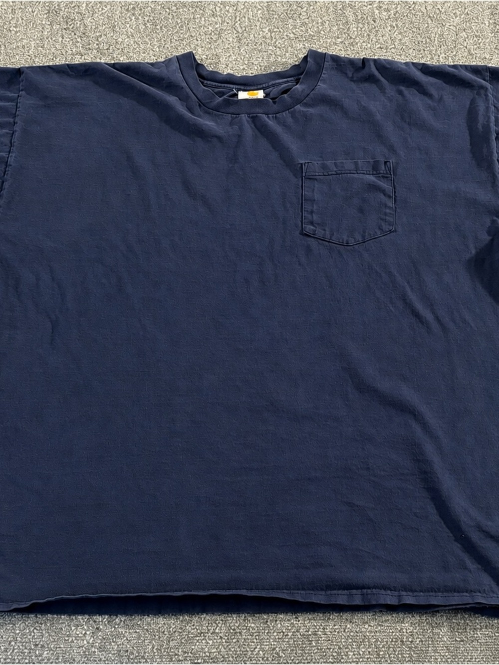 Carhartt Men’s 3XL Navy Pocket T Shirt Oversized Workwear Short Sleeve Tee
